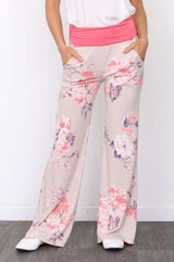 Vintage Floral Wide Leg Pants - Fit Me For 20