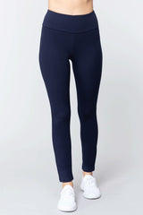 Waist Band Long Ponte Pants - Fit Me For 20