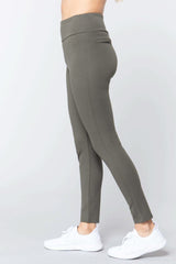 Waist Band Long Ponte Pants - Fit Me For 20