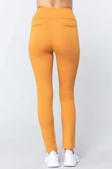 Waist Band Long Ponte Pants - Fit Me For 20