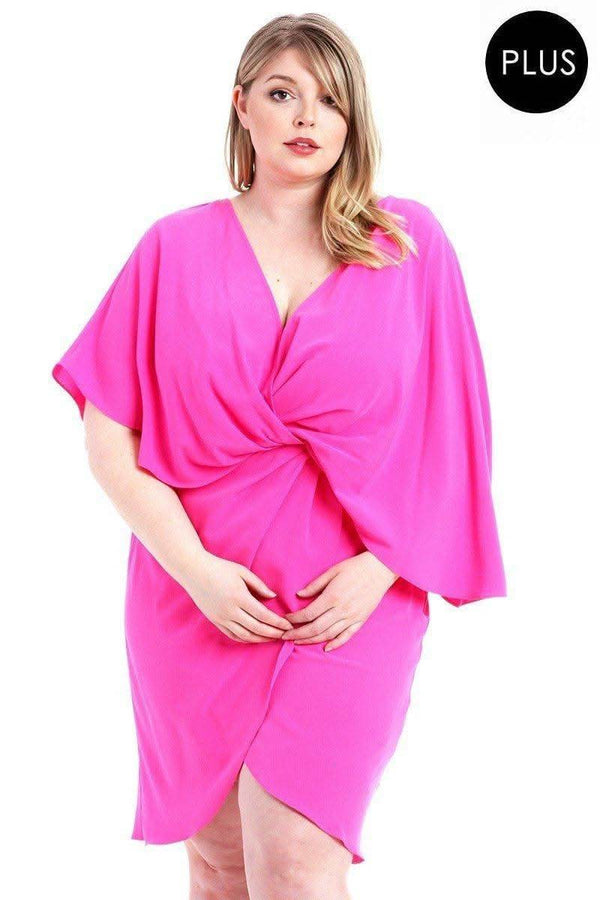 Woven Fabric Stretch Dress - Fit Me For 20