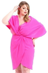 Woven Fabric Stretch Dress - Fit Me For 20