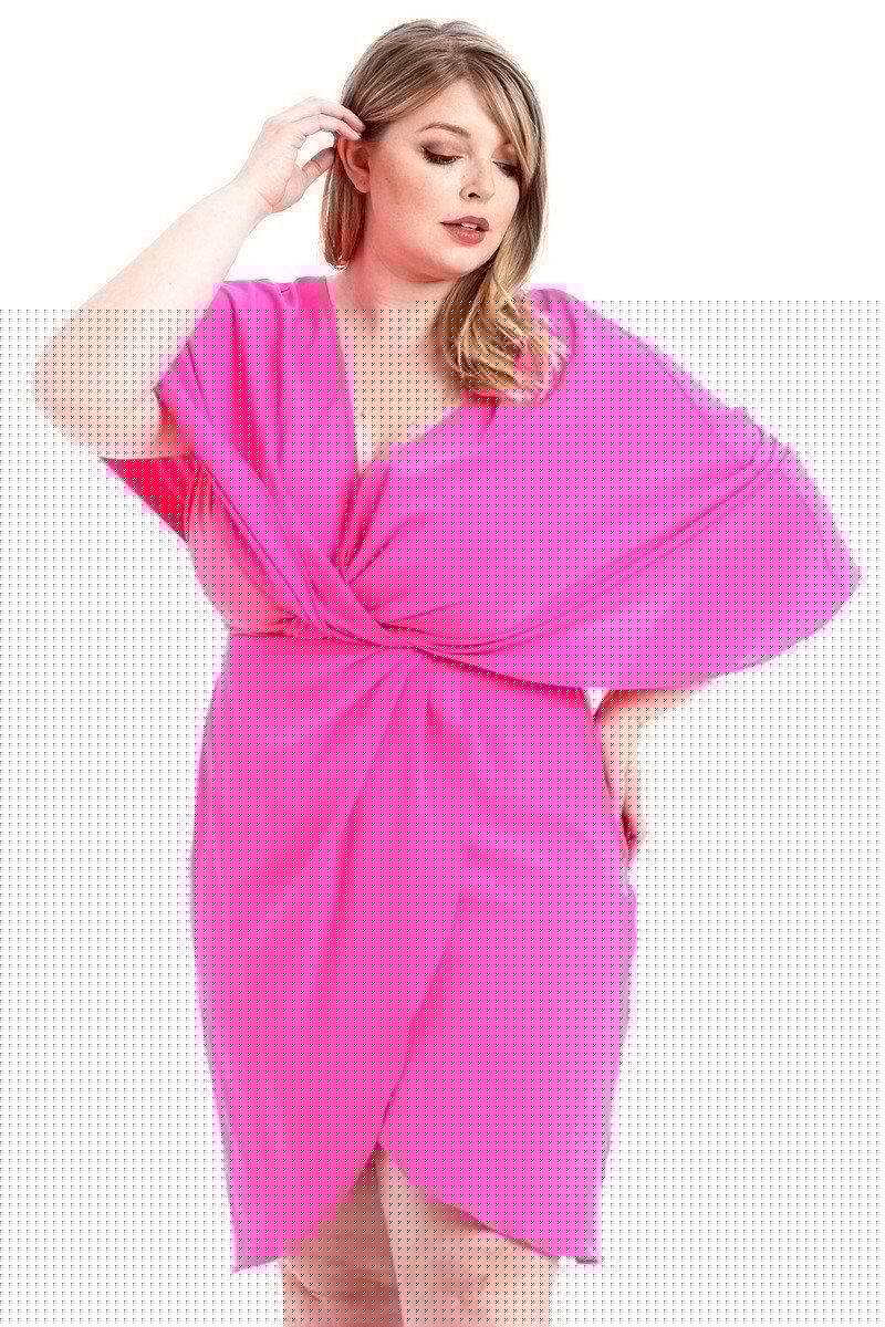 Woven Fabric Stretch Dress - Fit Me For 20