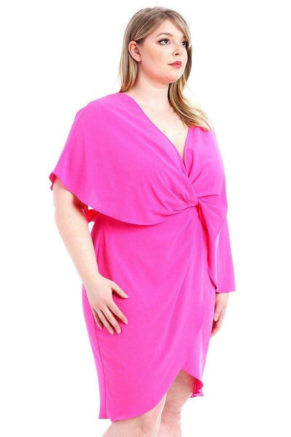 Woven Fabric Stretch Dress - Fit Me For 20