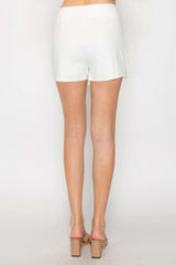 Wrap High-rise Elastic Mini Skort - Fit Me For 20